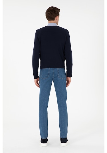 U.s. Polo Assn. Erkek Mavi Jean Pantolon 50298524-dn0022 Mavi