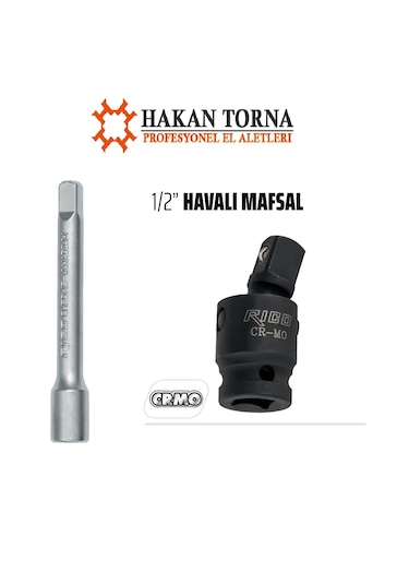 1/2 300mm Lokma Uzatma Ara Kol 1/2 Havalı Sarhoş Mafsal