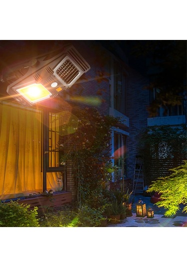 Sones E-smarter W7104-1 Klipsli Yama Güneş Enerjili Duvar Lambası Sivrisinek Öldürücü Lamba Taşınabilir Vücut Sensörlü Açık Bahçe Lambası