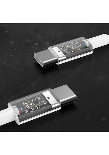 Seçkin Trend  15/15 Pro Type-c To Type-c Hasır Örgü Hızlı Şarj Kabİos Uyumluu 1m