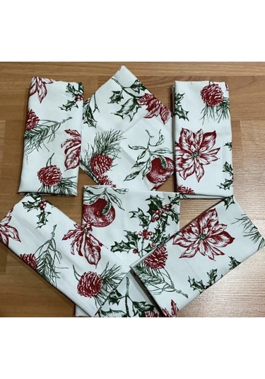 Taç Outlet 6'lı Kumaş Peçete 40x53 CM Çok Renkli