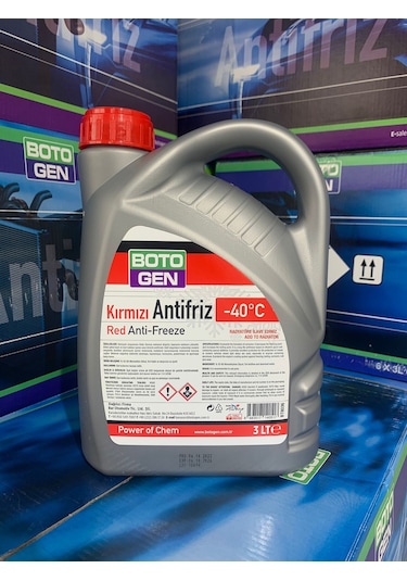-40 Kırmızı 3 L Antifriz Botogen