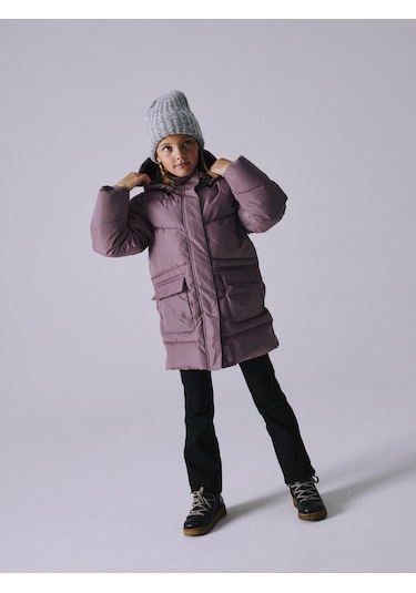 Name It Nkfmedow03 Unisex Çocuk Mont Pembe