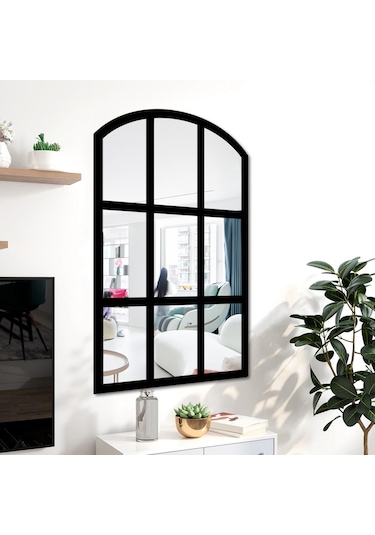 Suntek Kemerli Bölmesi Ayna Taklit Aynası Izgara Duvar Siyah