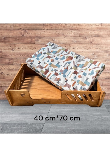 Ed Pet Dizayn Odlin Bilboa Köpek Yatağı Ceviz 40 x 70 CM