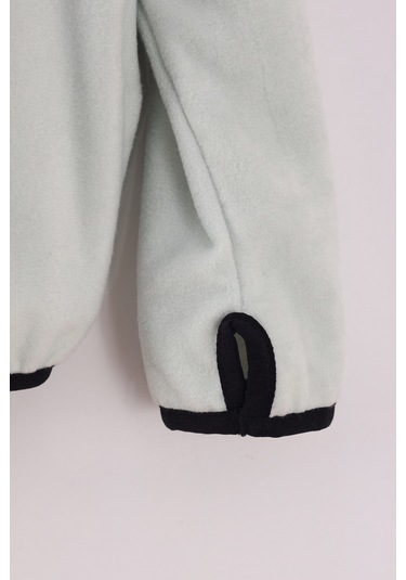 Monox Çocuk Unisex Parmak Geçmeli Polar Ceket Yeşil