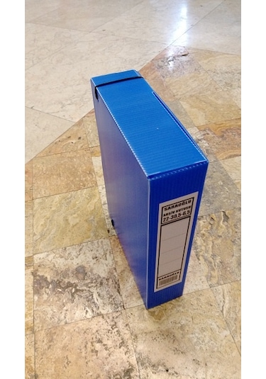 Saraoğlu Arşiv ve Proje Kutusu 22 x 31 x 7 CM Mavi 50 Adet