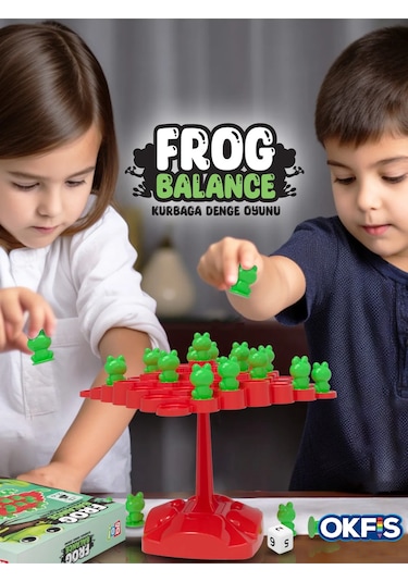 Go Toys Kurbağa Denge Ebeveyn Çocuk Etkileşimi Kutu Oyunu