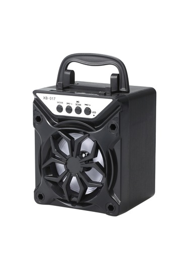 Yunboo Taşınabilir Bluetooth Hoparlör - Tf Kart Desteği, Bass Ses Kalitesi, Kare Dans İçin Siyah