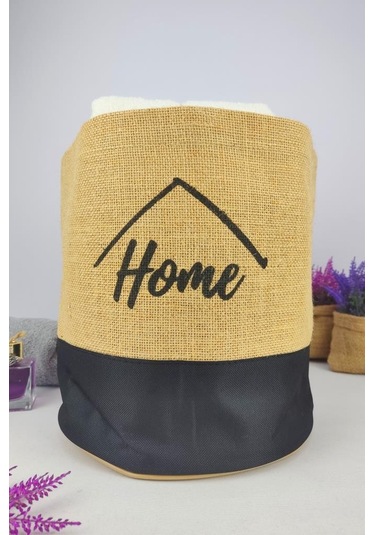 Digithome Hasır Çok Amaçlı Düzenleyici Organizer Yuvarlak Saksılık Siyah - Cly-j1024