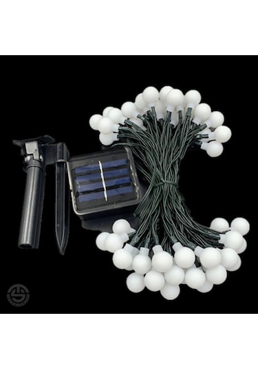 Technosmart Solar 50 Ledli 8 Modlu Canlı Renkli Toplar Bahçe Aydı