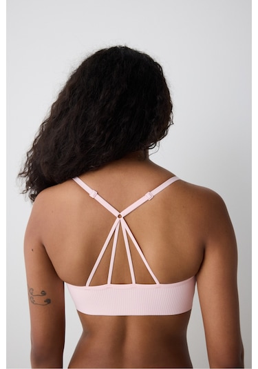 Penti Ribbed Micro Bonding Pembe Üst