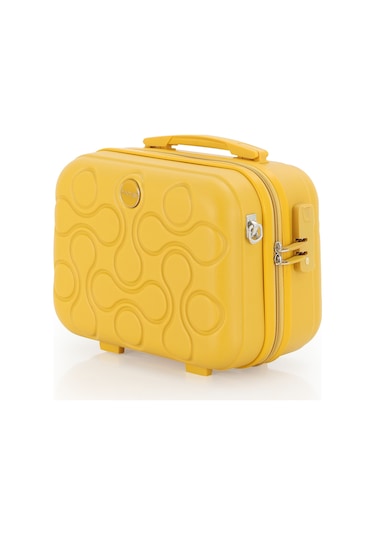 Mçs Polipropilen 3lü Valiz Seti Büyük & Kabin & Makyaj V376 S23sy1000053-set 00012 Sarı