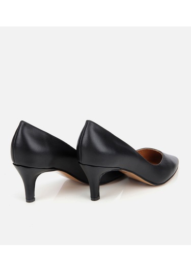 Hotiç Kadın Deri Siyah İnce Topuklu Stiletto 01ayh312520a100 Siyah