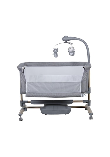 Prego Carmela Elektrikli Anne Yanı Beşik - Gri