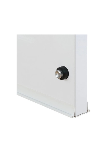 Geeroyoo Kapı Altı Hava Sızdırmazlık Şeridi - Pvc Malzeme, Esnek Tasarım, Kolay Kurulum, Yeniden Kullanılabilir, Beyaz Renk