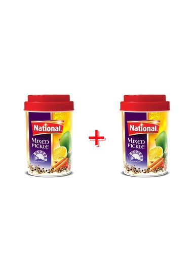 Yelpaze National Yağlı Karışık Mango Hint Turşusu Achar 2 x 400 G