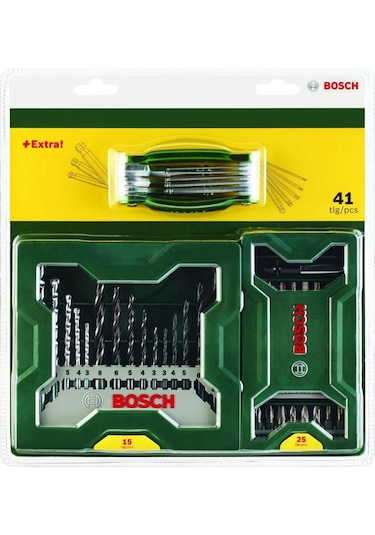 Bosch X-Line Delme & 25 Parça Vidalama Seti 15 Parça 2607017333