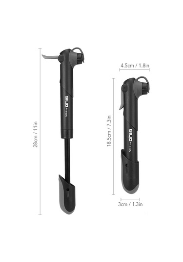 Youmex Mini Bisiklet Pompa Seti - 120 Psı Yüksek Basınçlı, Presta/schrader Valf Uyumlu, Tamir Aletleriyle Patçalar, Sac Rasp, Çıkarıcı Çubuklar