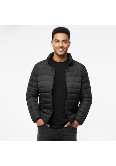 Only&sons Brody Quilt Erkek Siyah Dik Yaka Ceket Siyah