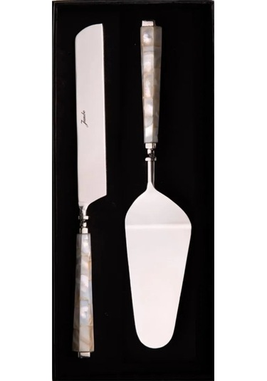 Jumbo Pearl 2 Parça Pasta Servis Seti Çelik
