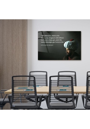 Decorita Fatih Sultan Mehmet | Fsm Cam Tablo | Adalet