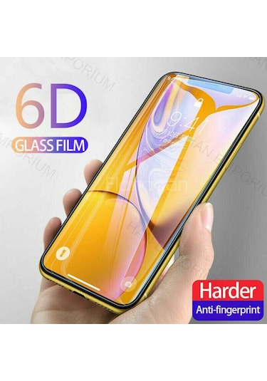 Samsung Uyumlu Galaxy M51 Kırılmaz Cam 6D Ekran Koruyucu 1 Adet 6D Kırılmaz Cam