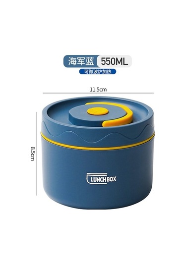 Ulzyvf Termal Yemek Kabı, Sıcak Öğle Kahverengi Kontainer, Cep Boy Kahverengi