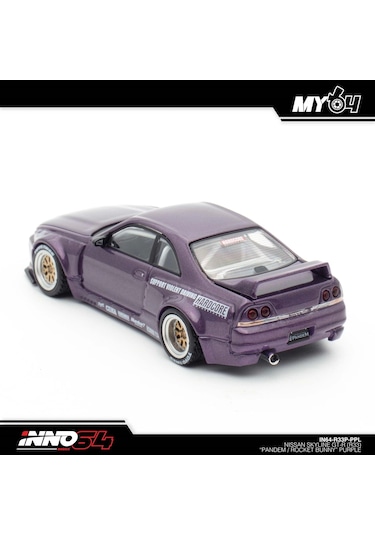 Inno 1/64 Nissan Skyline Gt-r R33 "pandem / Rocket Bunny" Purple Çok Renkli