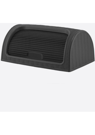 Flosoft Ekmek Kutusu, Sürgülü Ekmeklik Dolabı Füme Antrasit