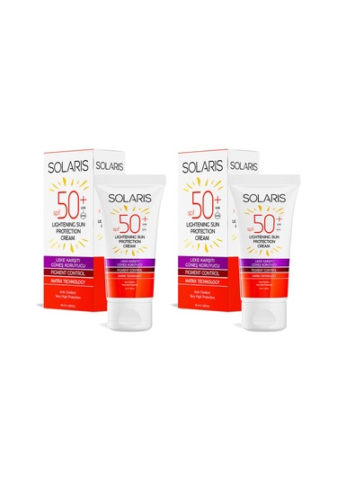 Solaris Leke Karşıtı Güneş Koruyucu Krem SPF50+ 2 x 50 ML