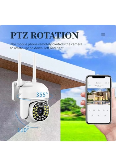 Dış Mekan Kamerası İki Yönlü Sesli İnterkom Gerçek Zamanlı İzleme