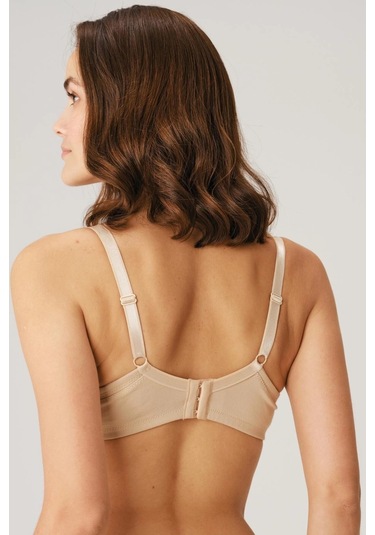 Balenli Desteksiz Dolgusuz Toparlayıcı Küçültücü Sütyen Ten