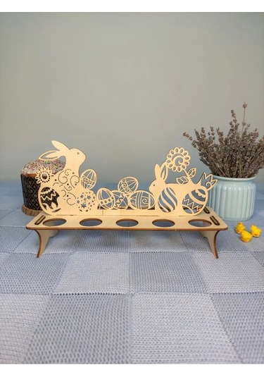 Woodiks Paskalya Yumurtası Standı 152009640 Bej