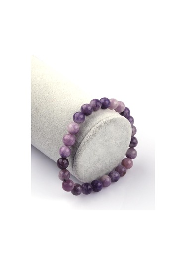 Lepidolit Doğal Taş Bileklik