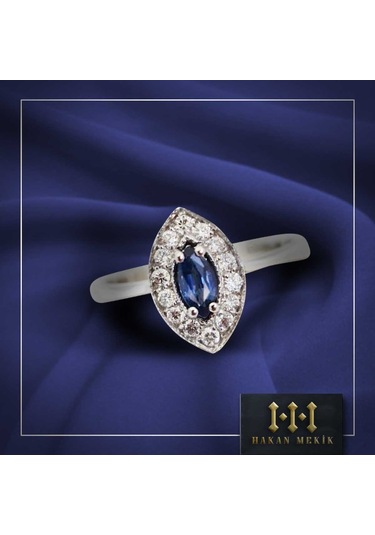 Hakan Mekik Jewelry Dream Serisi Pırlanta Safir Yüzük