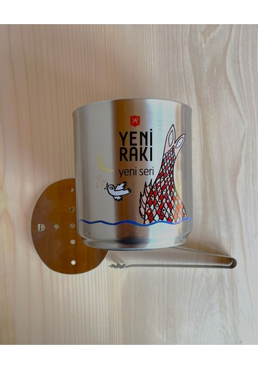 Çelik Buz Kovası Beril Ateş Buz Kovası Kapaksız Model