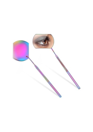 Flybuy Uzatma Tipi Sınıflandırması: Renkli Renk Önleyici Önleyici Muayene Lens Kök Kirpik Kirpik El Eğilme Dikdörtgen Buğu Aynası, Aynası Ayna Wb Diğer