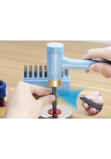 Suntek Kil Deri Plastik Leathercraft Disk Için 36 Adet Rakamlar