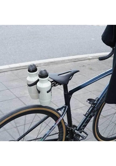 Homyl Bisiklet Su Şişesi Tutucu Adaptörü Aksesuarları Montajı Siyah