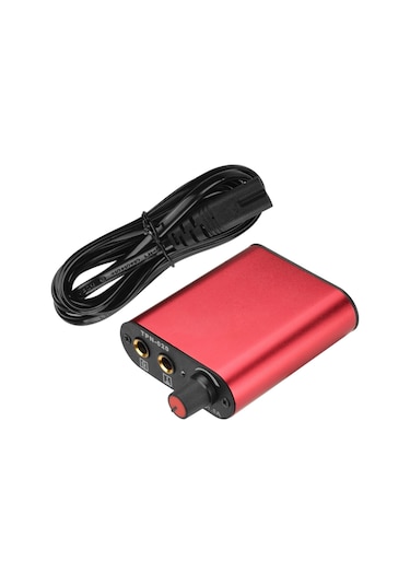 Yuntech01 Kompakt Mini Dövme Güç Kaynağı - 1.5-18v Ayarlanabilir Voltage Regülatörü, 1.5a Akım, 90-265v Giriş, Tüm Dövme Makineleriyle Uyumlu