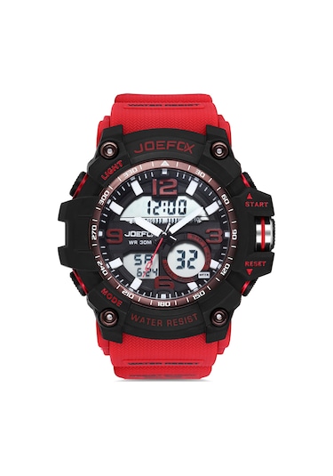 Joefox Jfx1614Rd Erkek Dijital Analog Spor Kol Saati