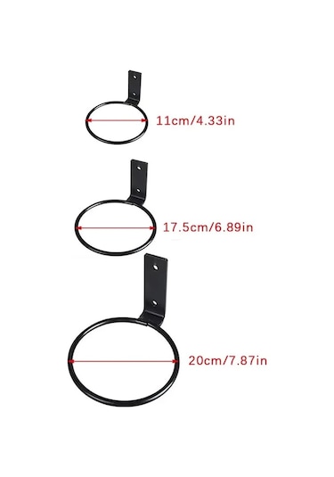 A1-vazo Tutucu Pot Tutucu Ekici Metal Duvar Asma Halkası Pratik Iyi Yükleme Saksı Tutucu Halka Duvara Monte Kolay Kurulum