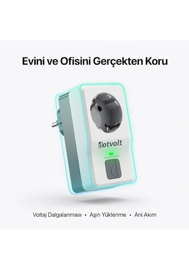 Dotvolt 1070321 Surge 1'li Akım Koruma Prizi-1050j 0