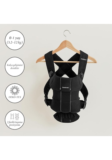 Babybjörn Mini Kanguru Cotton Black Renkli