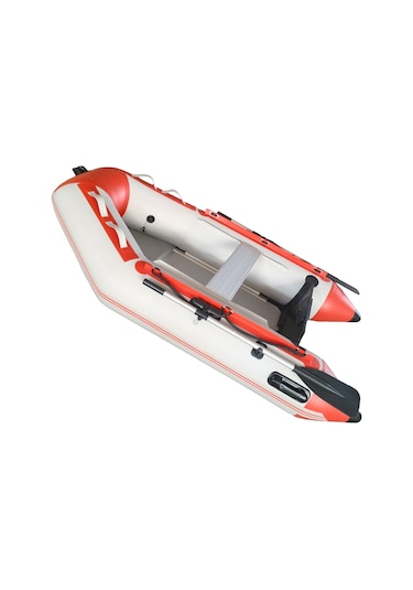 Remixon Rmatb230 230 CM Ahşap Taban Şişme Bot Gri - Kırmızı