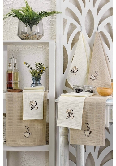 Coffee Mutfak Kurulama Bezi Seti 30 x 50 CM 6'lı