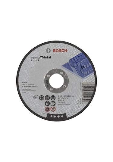 Bosch Expert For Metal 125x2.5 mm Düz Kesme Diski