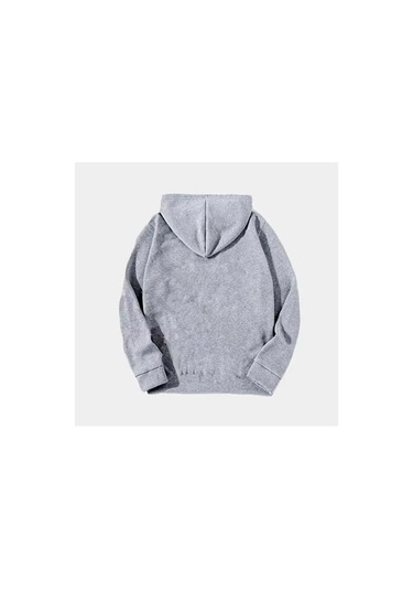 Novahub Yeni Kapşonlu Kazak Kadın Bahar Uzun Kollu Sarı Gevşek Üst Mektup Baskı Sarı