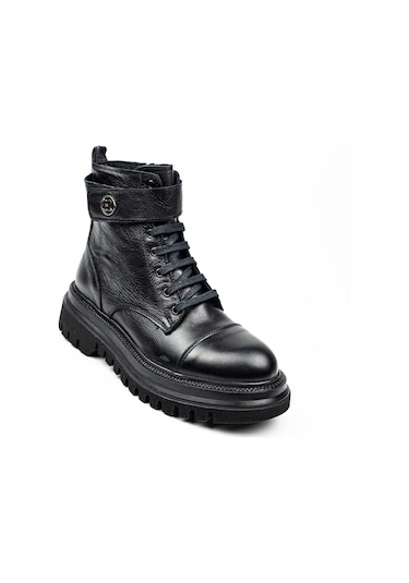 Hammer Jack 102 21700 Siyah Deri Kadın Bot Siyah